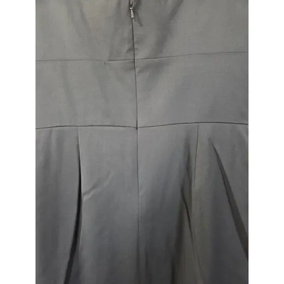 Brooks Brothers Loro Piana Italy Black Wool Sleeveless Classic Dress, Size 10 - Picture 14 of 15